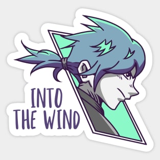 Into the Wind Sticker